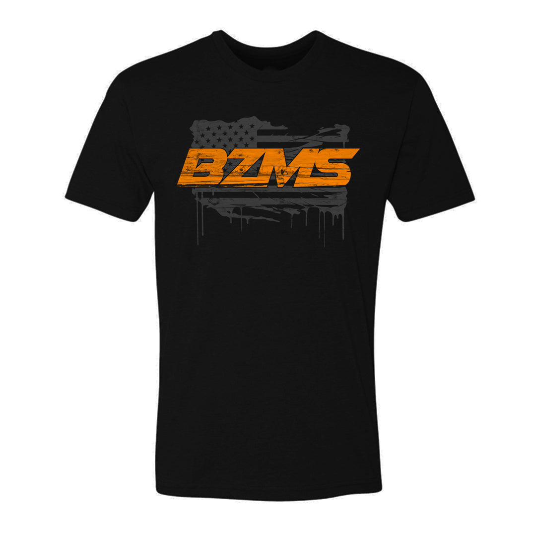 BZMS Orange / Grey Flag Tee