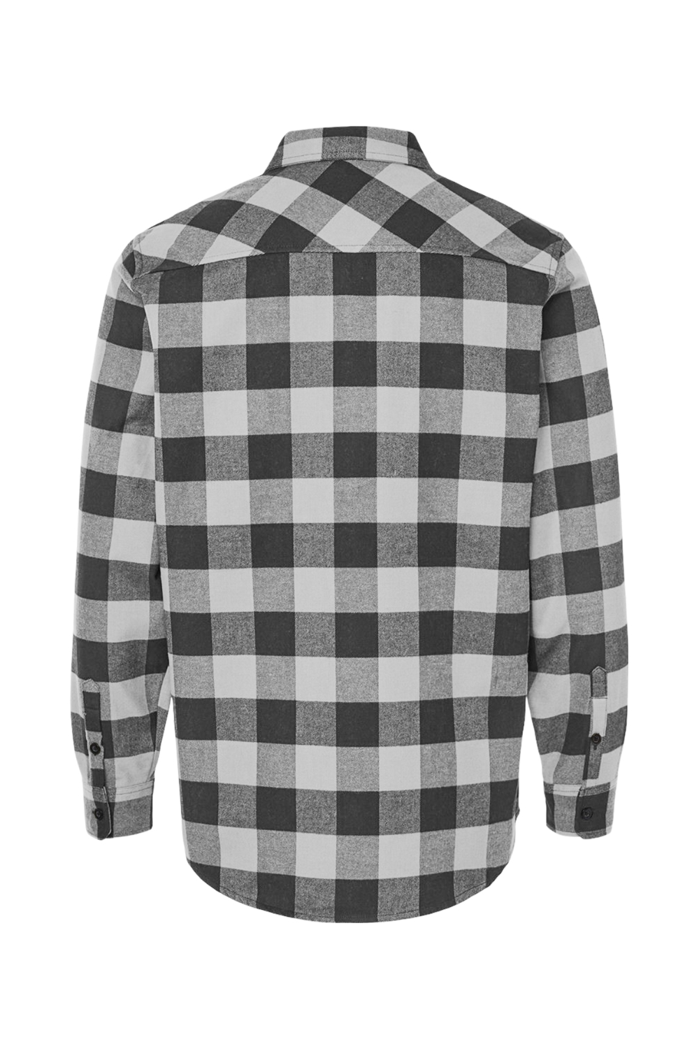 BZMS Embroidered Flannel Grey Heather / Black