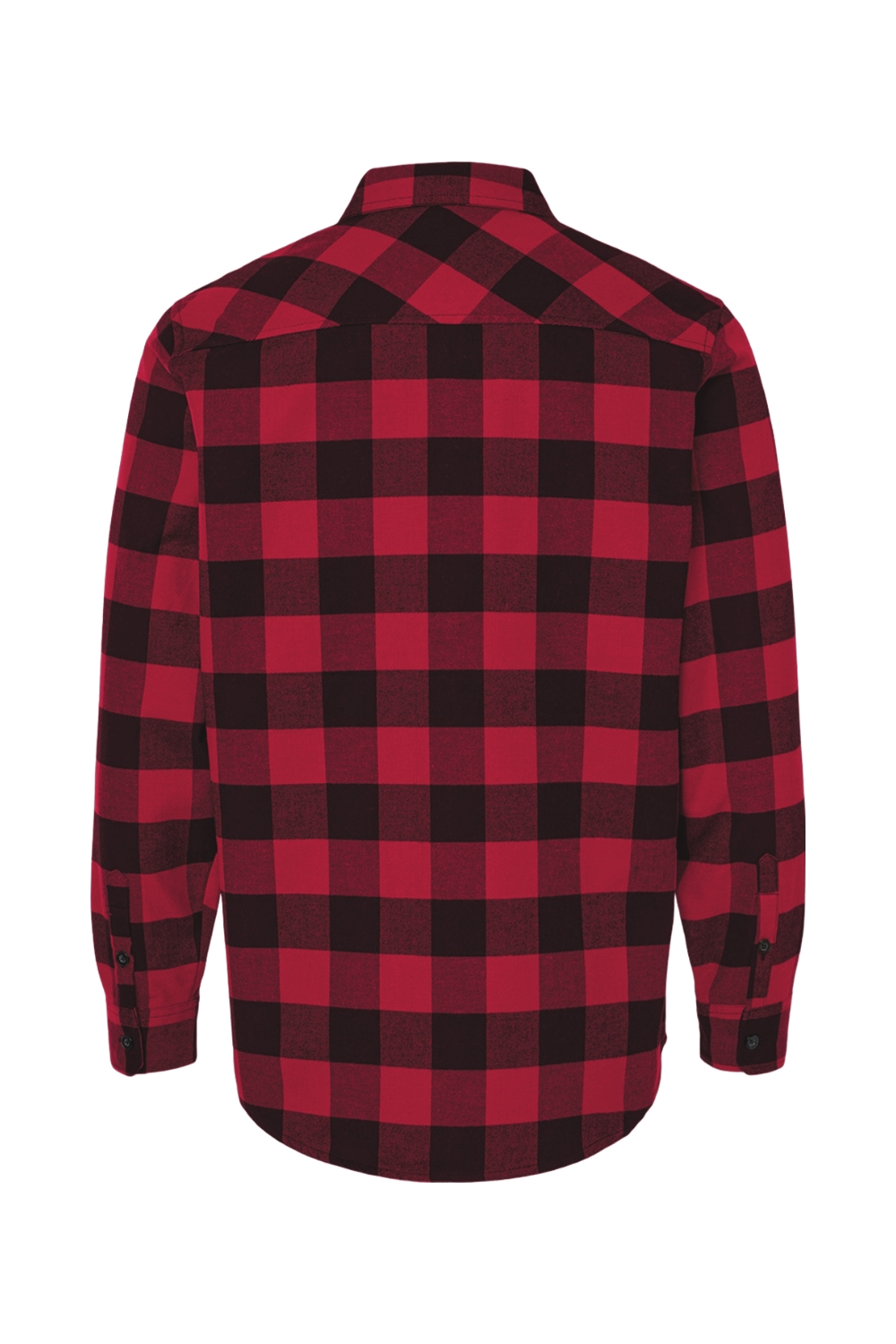 BZMS Embroidered Red / Black Flannel