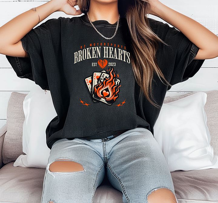 Broken Hearts Vintage Tee