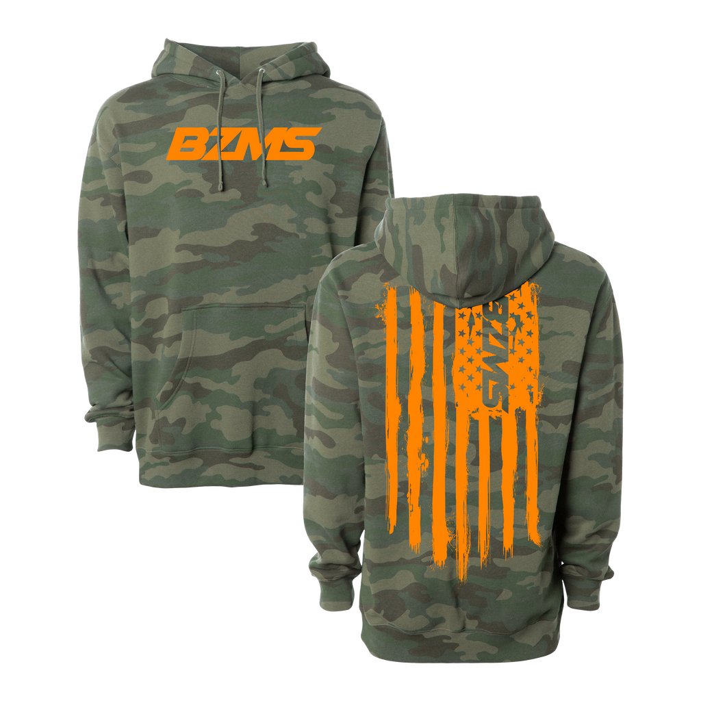 BZMS Camo Flag Hoodie