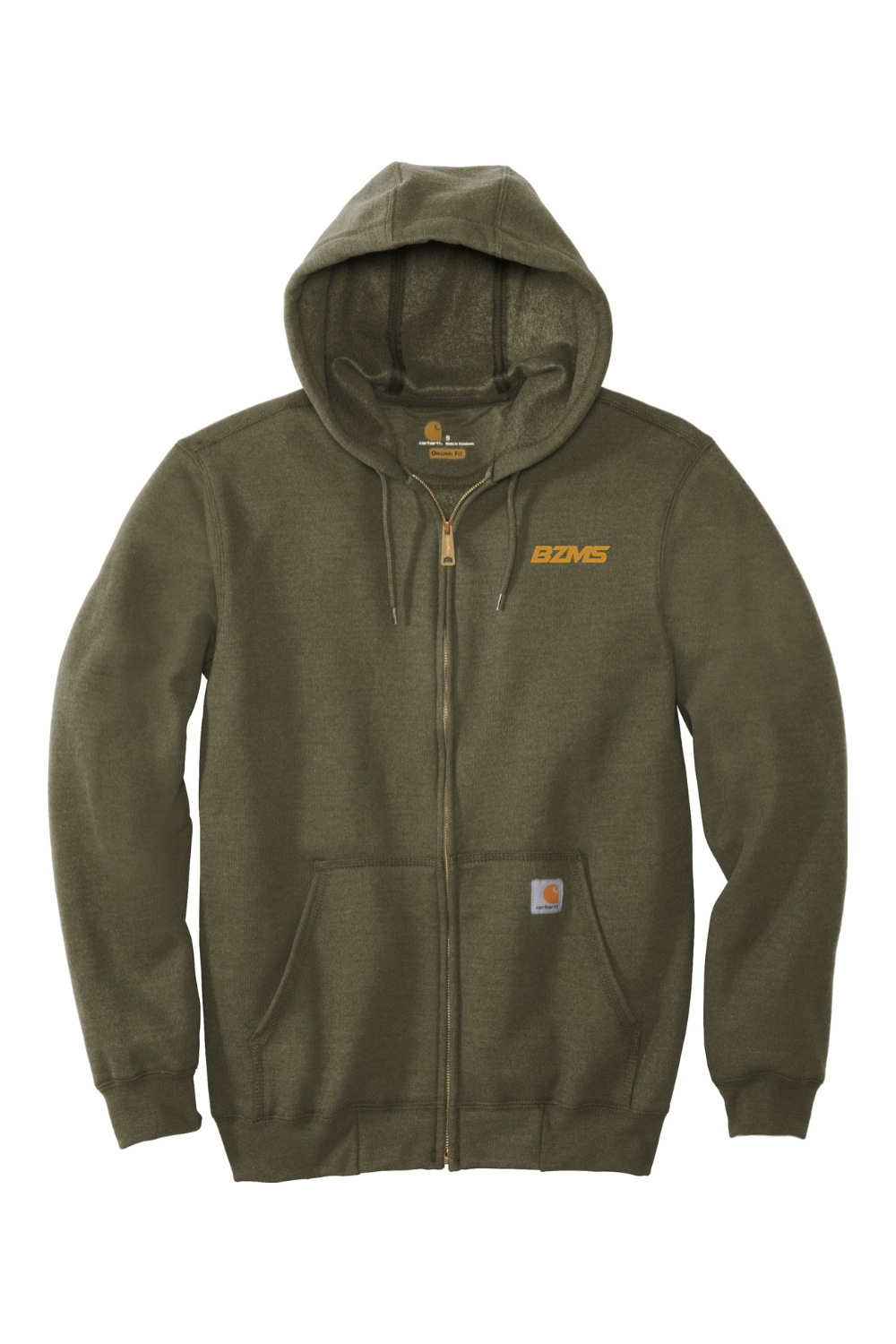 Carhartt BZMS Midweight Hooded Zip-Front Sweatshirt