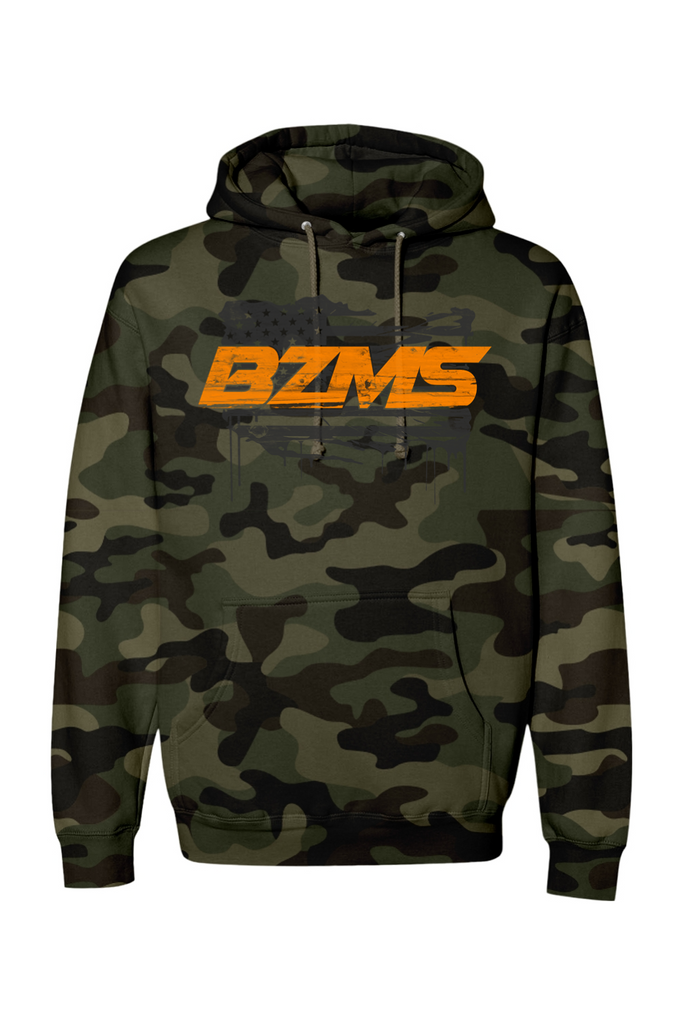 BZMS FOREST CAMO HEAVY HOODIE