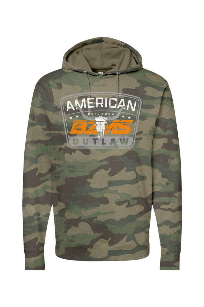 BZMS American Outlaw Camo Hoodie