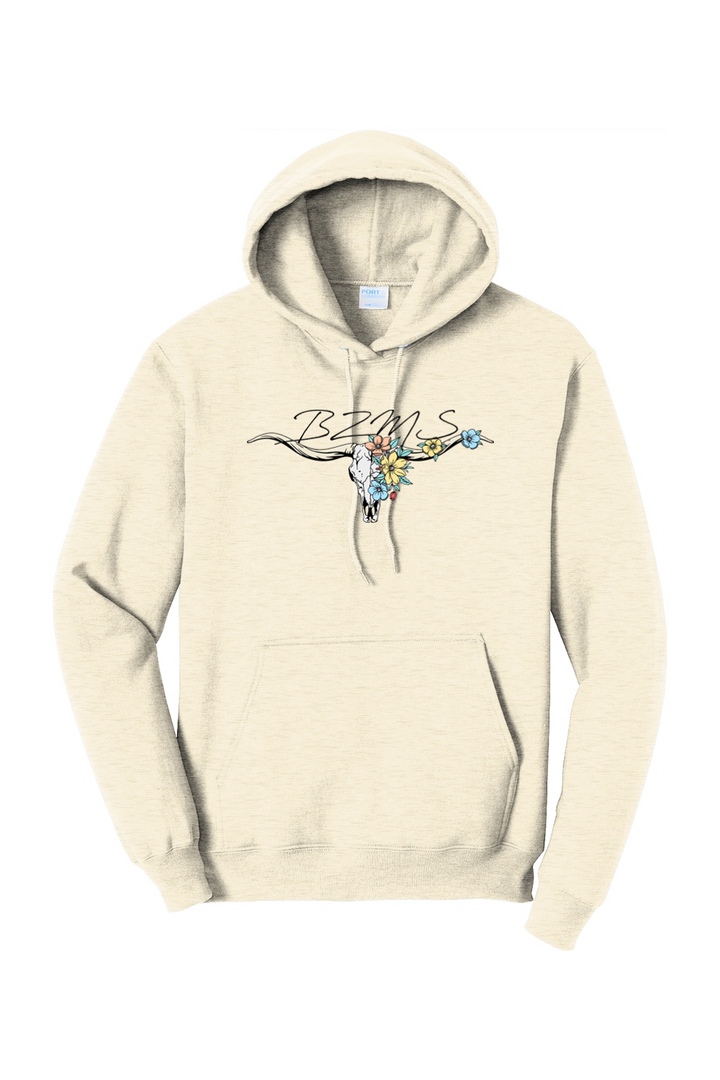 BZMS Oatmeal Heather Cowgirl Hoodie