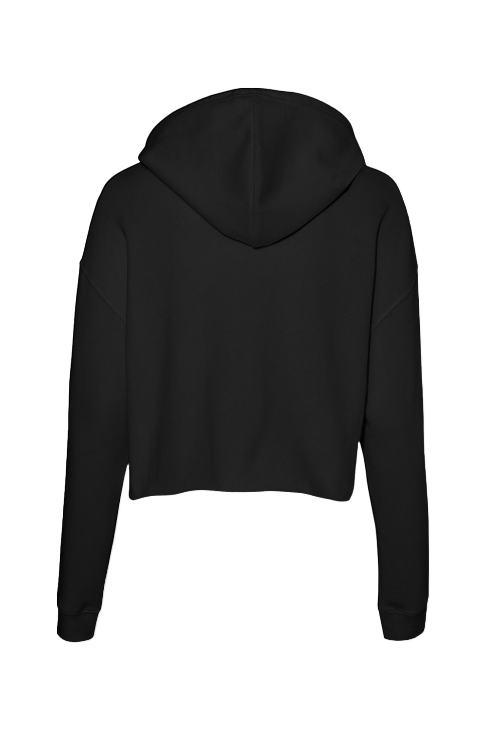 BZMS Cropped Embroidered Hoodie