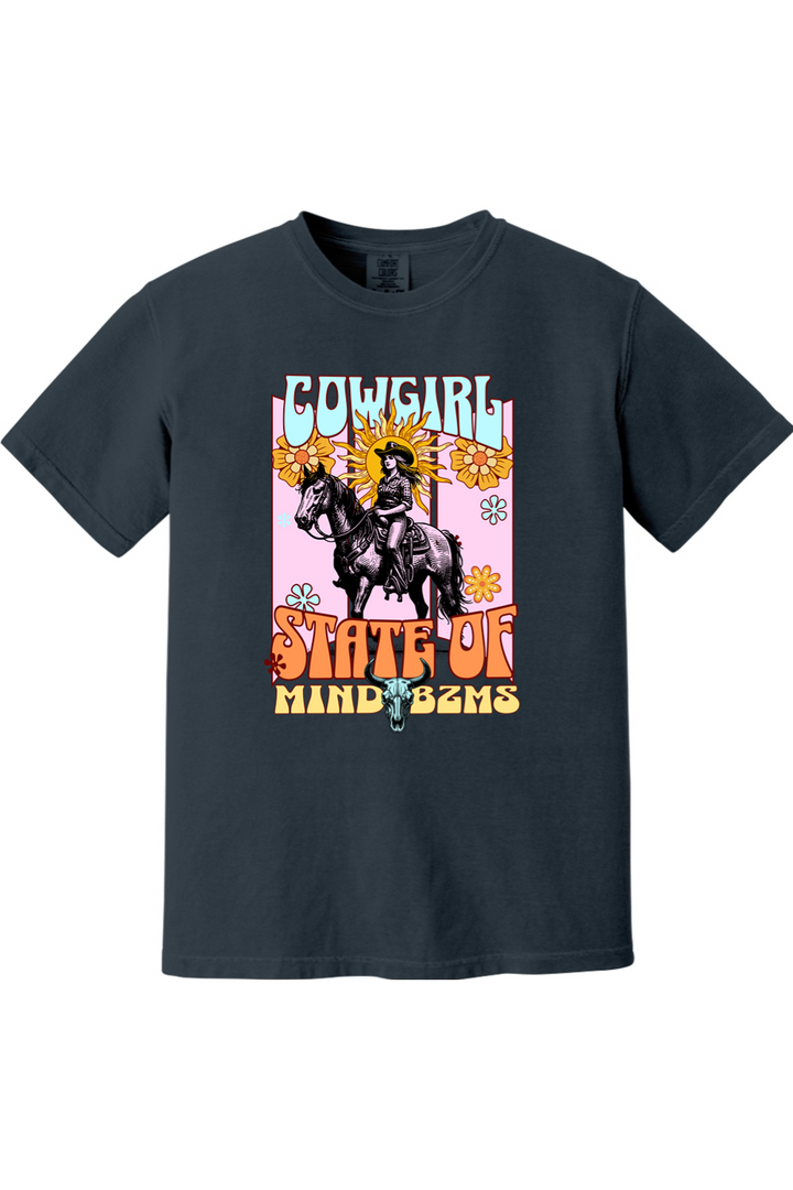 BZMS Comfort Colors Cowgirl Tee