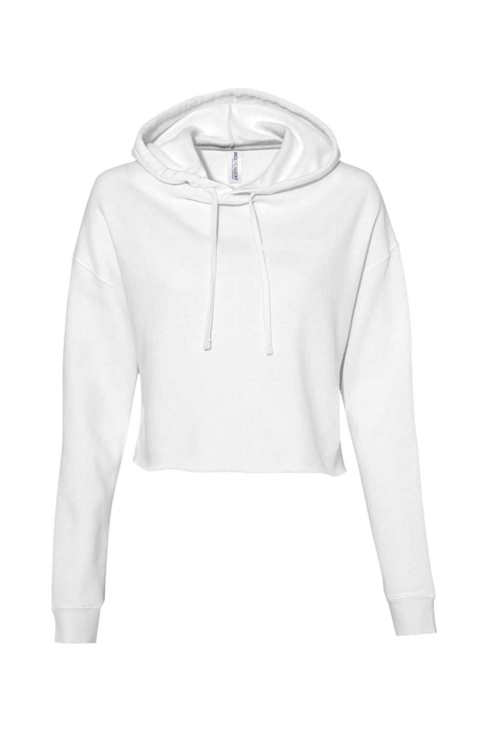 BZMS Cropped Embroidered Hoodie