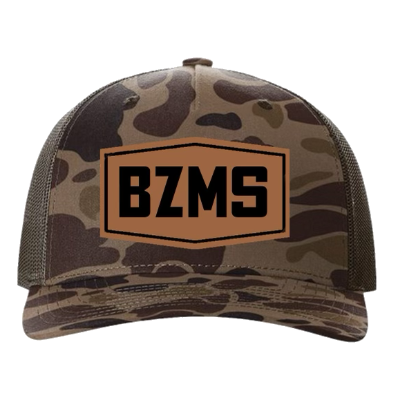 Duck Camo Leather Patch